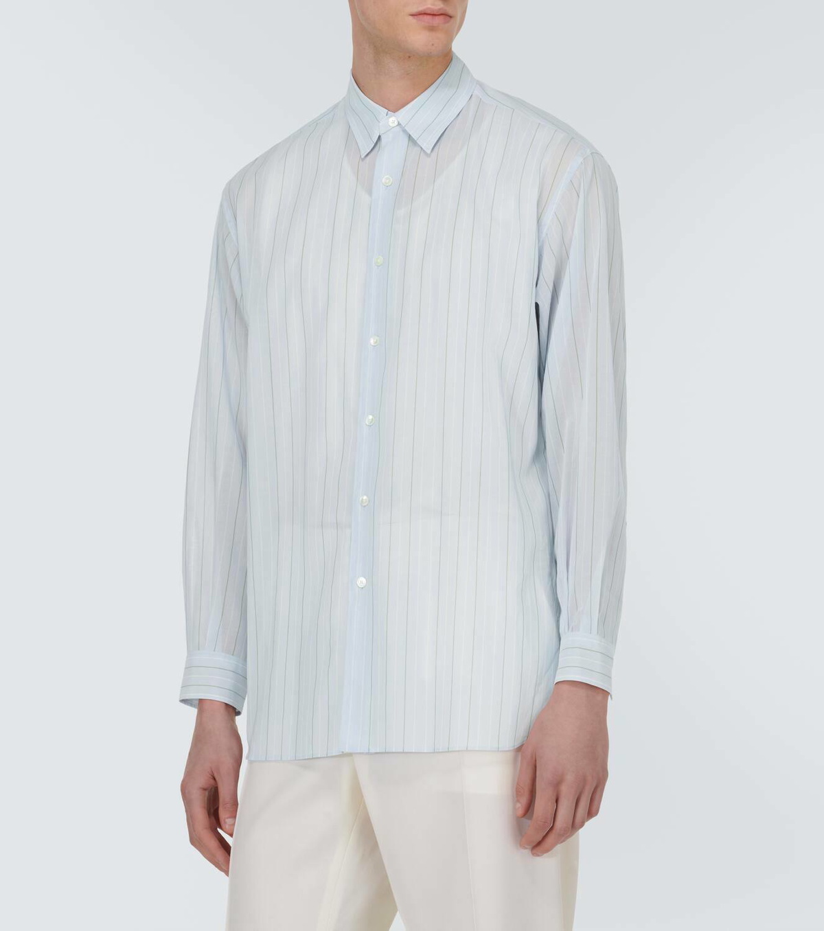 Auralee Auralee Striped cotton t-shirt main image 0