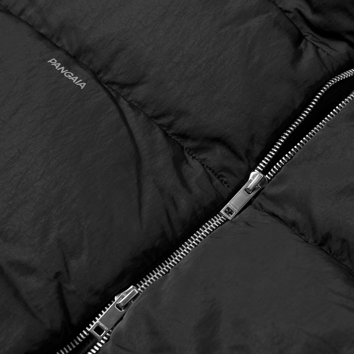 Pangaia FLWRDWN Recycled Nylon Puffer Jacket in Black Pangaia