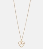 Dolce&Gabbana DG embellished pendant necklace