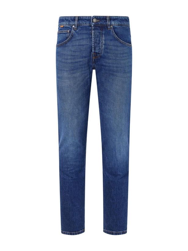 Photo: Lardini - Straight-Leg Jeans - Blue