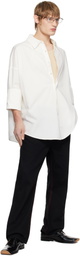 Fax Copy Express White Oversized Shirt