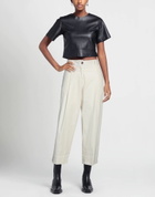 Alessia Santi Womens Pants Ivory