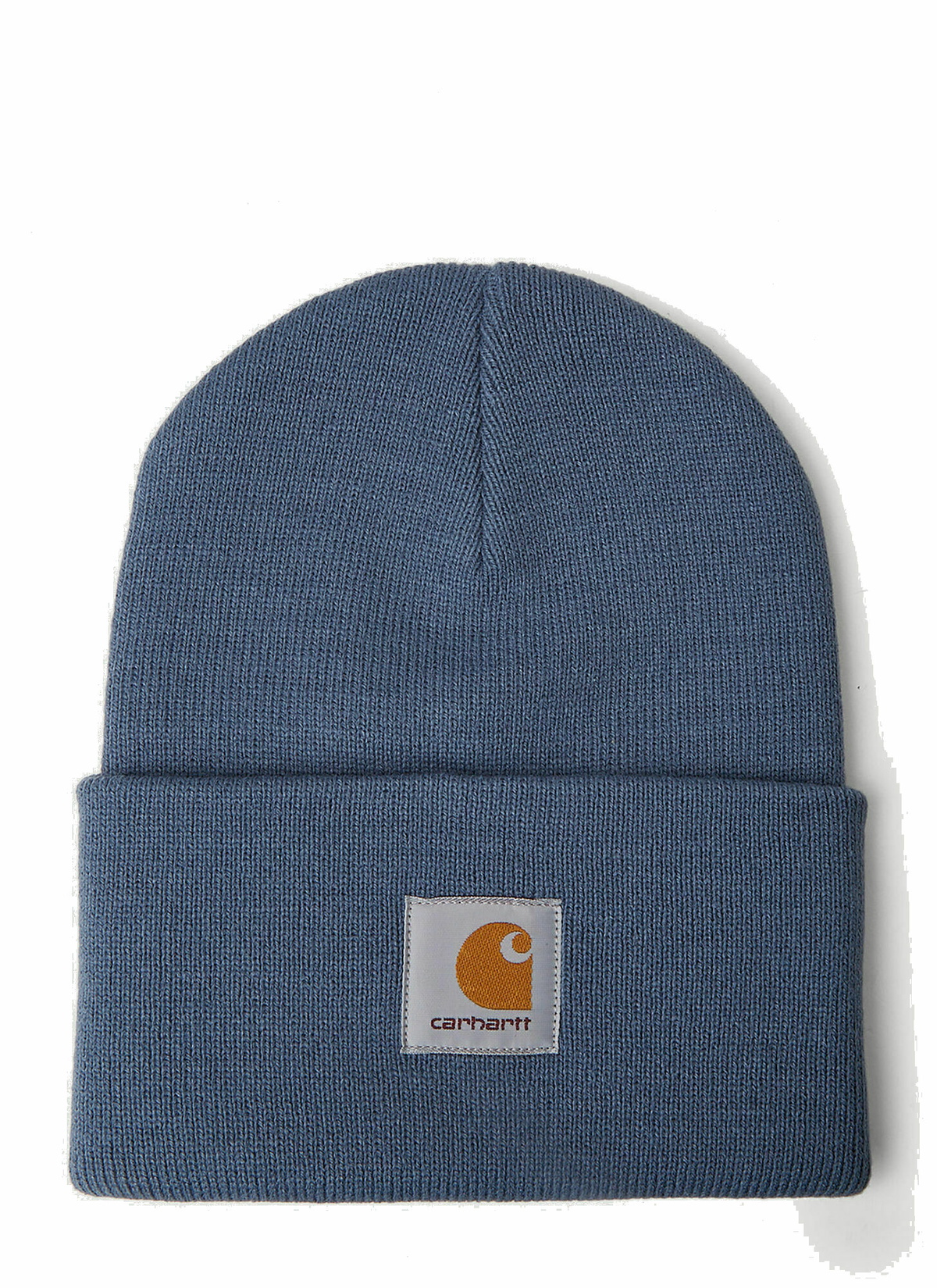 Carhartt WIP - Logo Patch Beanie Hat in Blue Carhartt WIP