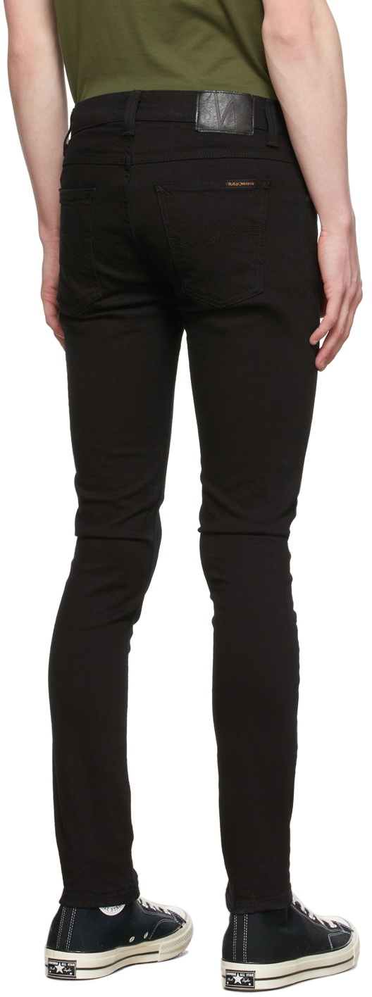 Nudie Jeans Black Tight Terry Jeans