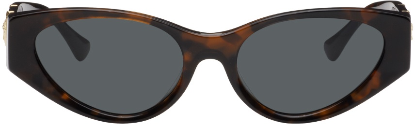 Versace Brown Medusa Legend Cat-Eye Sunglasses Versace