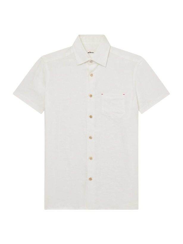 Photo: Kiton - Linen Shirt - White
