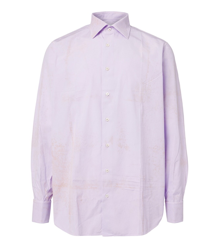 Photo: Prada Printed cotton shirt