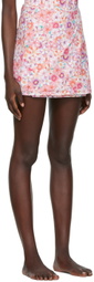 Reina Olga Pink Behati Cover Up Miniskirt