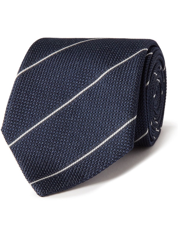 Photo: Paul Smith - 8cm Striped Silk-Jacquard Tie