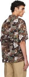 WACKO MARIA Brown Rayon Poplin Shirt