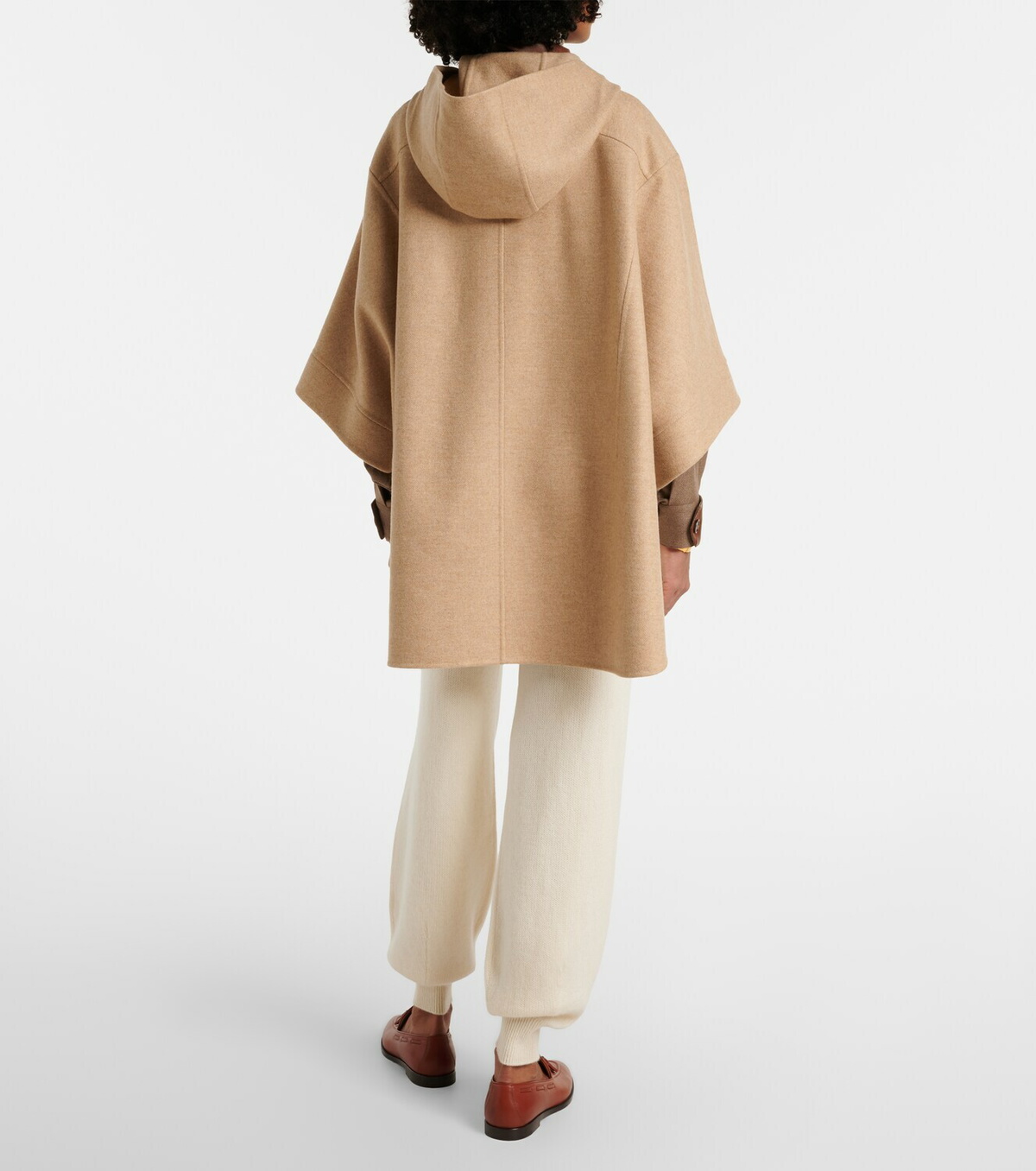Loro Piana Belted wool and cashmere cape