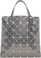 BAO BAO ISSEY MIYAKE Gray Lucent Metallic Tote