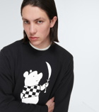Undercover - Printed cotton jersey sweatshirt