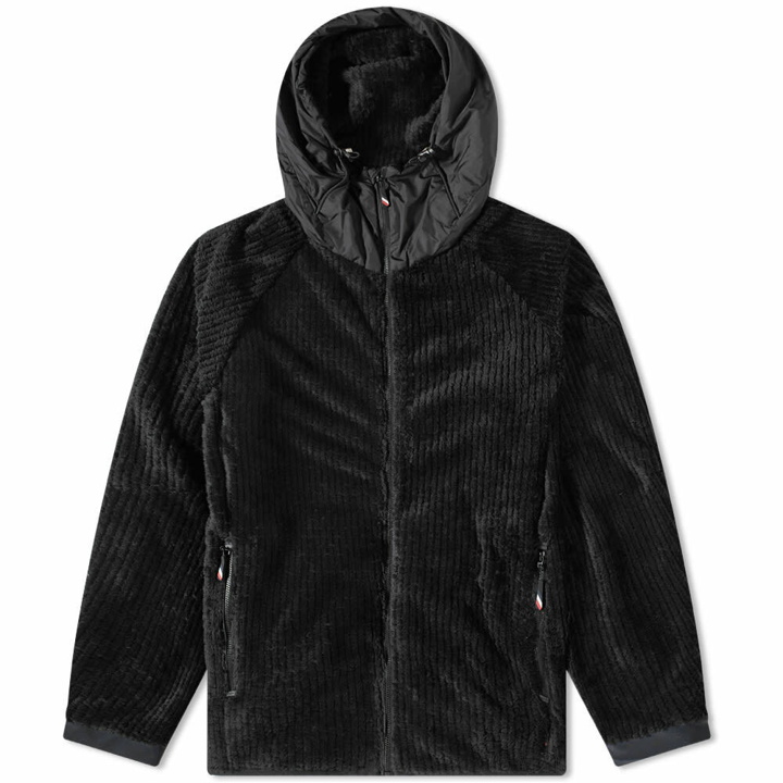 Photo: Moncler Grenoble Men's Zip Through Cord Jacket in Black