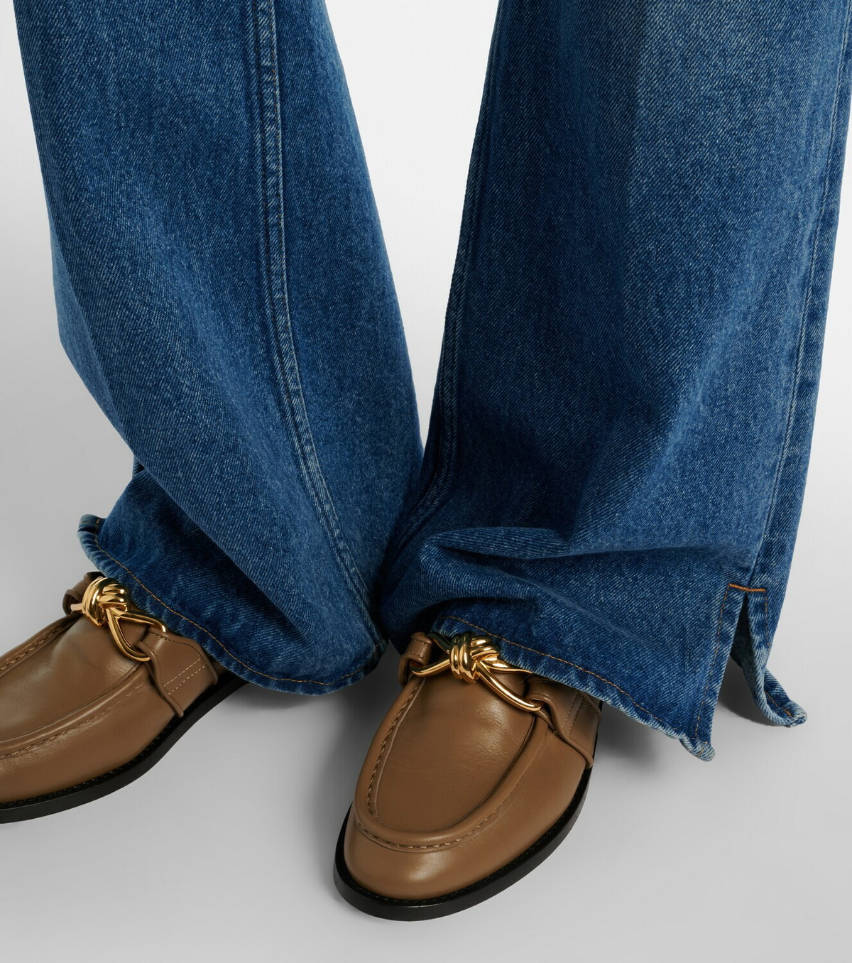 Bottega Veneta Astaire Knot leather loafers