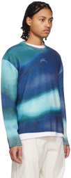 A-COLD-WALL* Blue Gradient Sweater