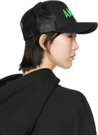 AMIRI Black Arts Stencil Trucker Cap