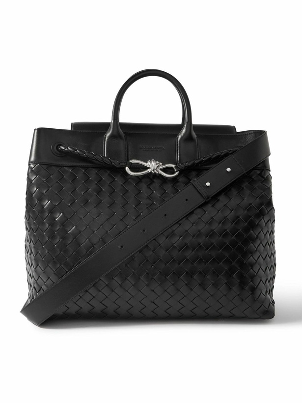 Photo: Bottega Veneta - Andiamo Large Intrecciato Leather Messenger Bag