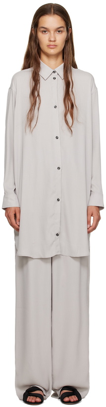 Photo: Han Kjobenhavn Gray Fluid Shirt