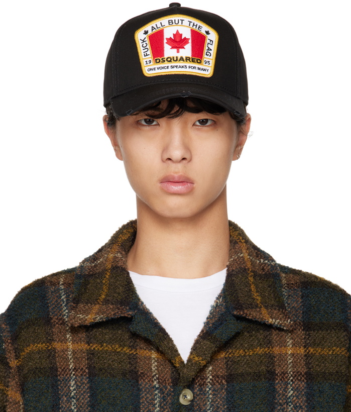 Photo: Dsquared2 Black Patch Cap