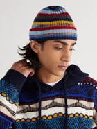 Missoni - Striped Ribbed Wool Beanie