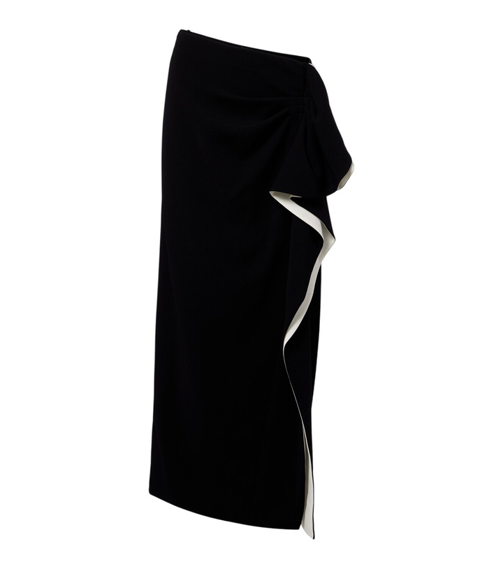 Photo: Proenza Schouler Cella ruffled crêpe maxi skirt