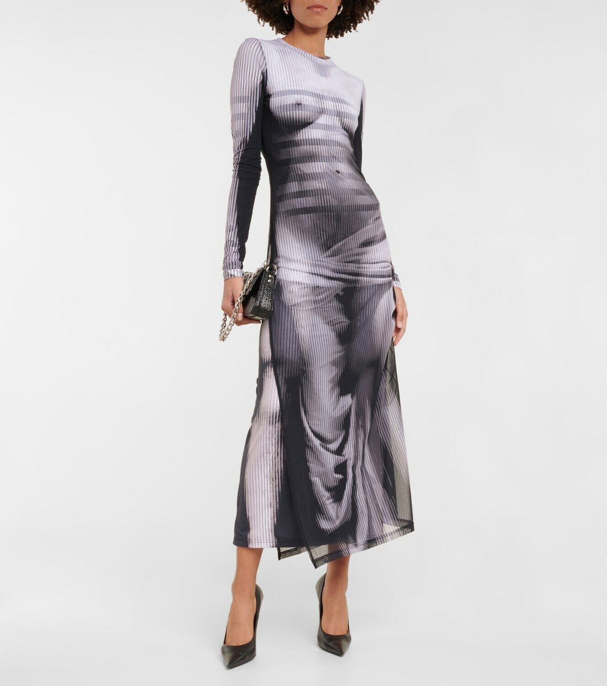 Jean Paul Gaultier Y/PROJECT ロングドレス x Jean Paul Gaultier Body Morph maxi dress in multicoloured