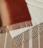 Loro Piana Dégradé striped cashmere throw