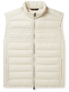 Brioni - Slim-Fit Recycled Shell Down Gilet - Neutrals