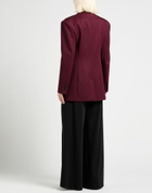 The Attico Womens Blazer Burgundy