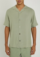 Che Valbonne Stripe-trimmed Shirt Light Green