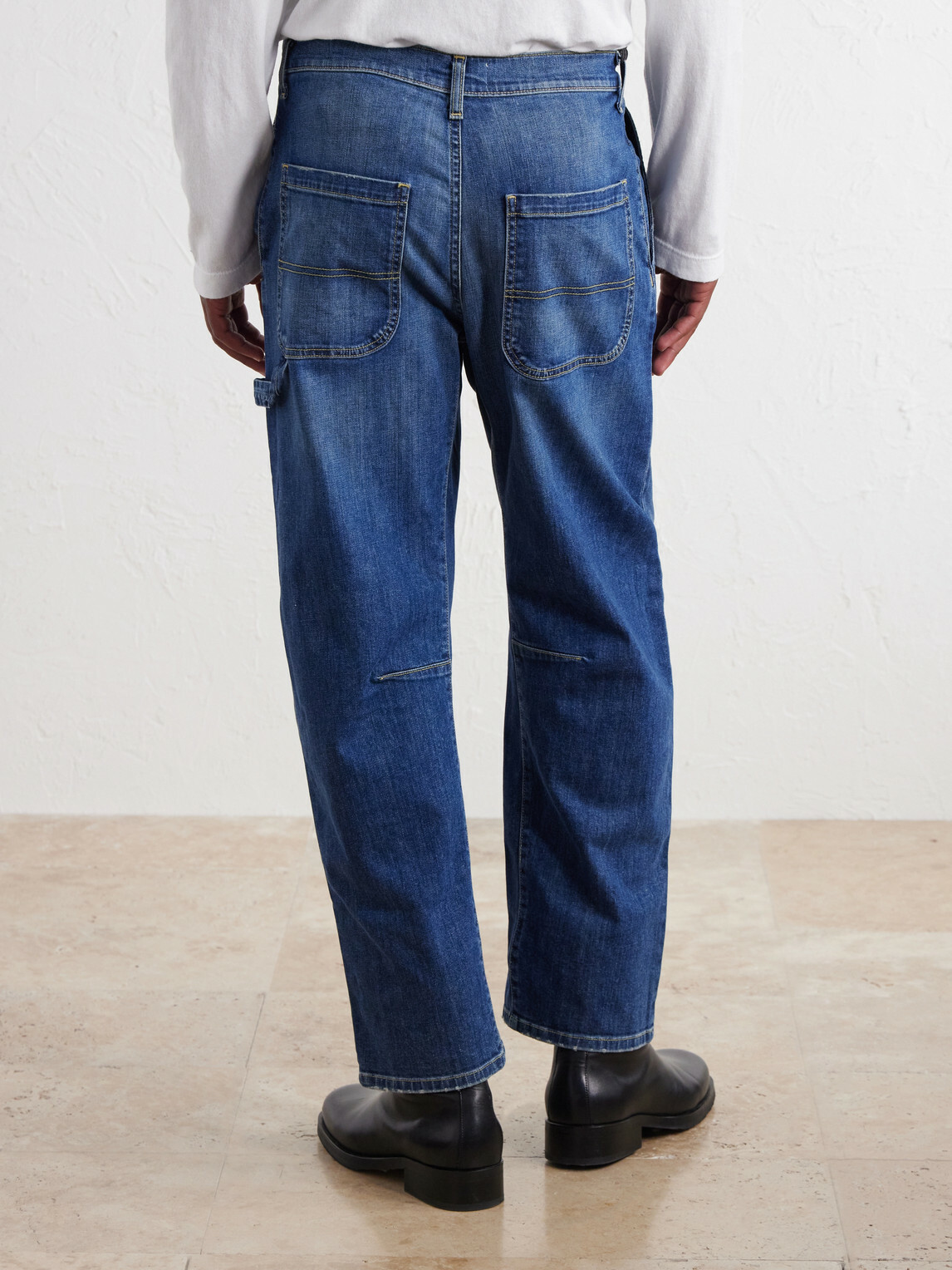Nili Lotan - Carpenter Straight-Leg Cropped Jeans - Blue