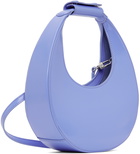 Staud Blue Mini Moon Bag