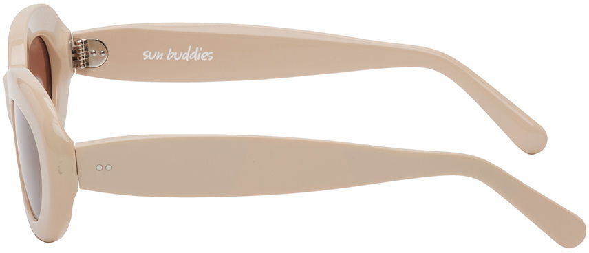 Sun Buddies Beige Courtney Sunglasses