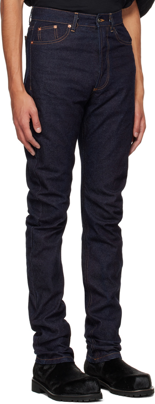 デニム/ジーンズ magliano banana denim S Magliano Navy Skinny Banana Eco Rinse Jeans Magliano