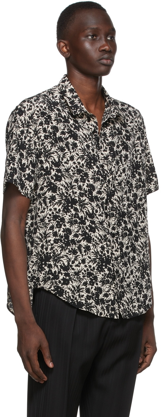 grey floral shirt mens