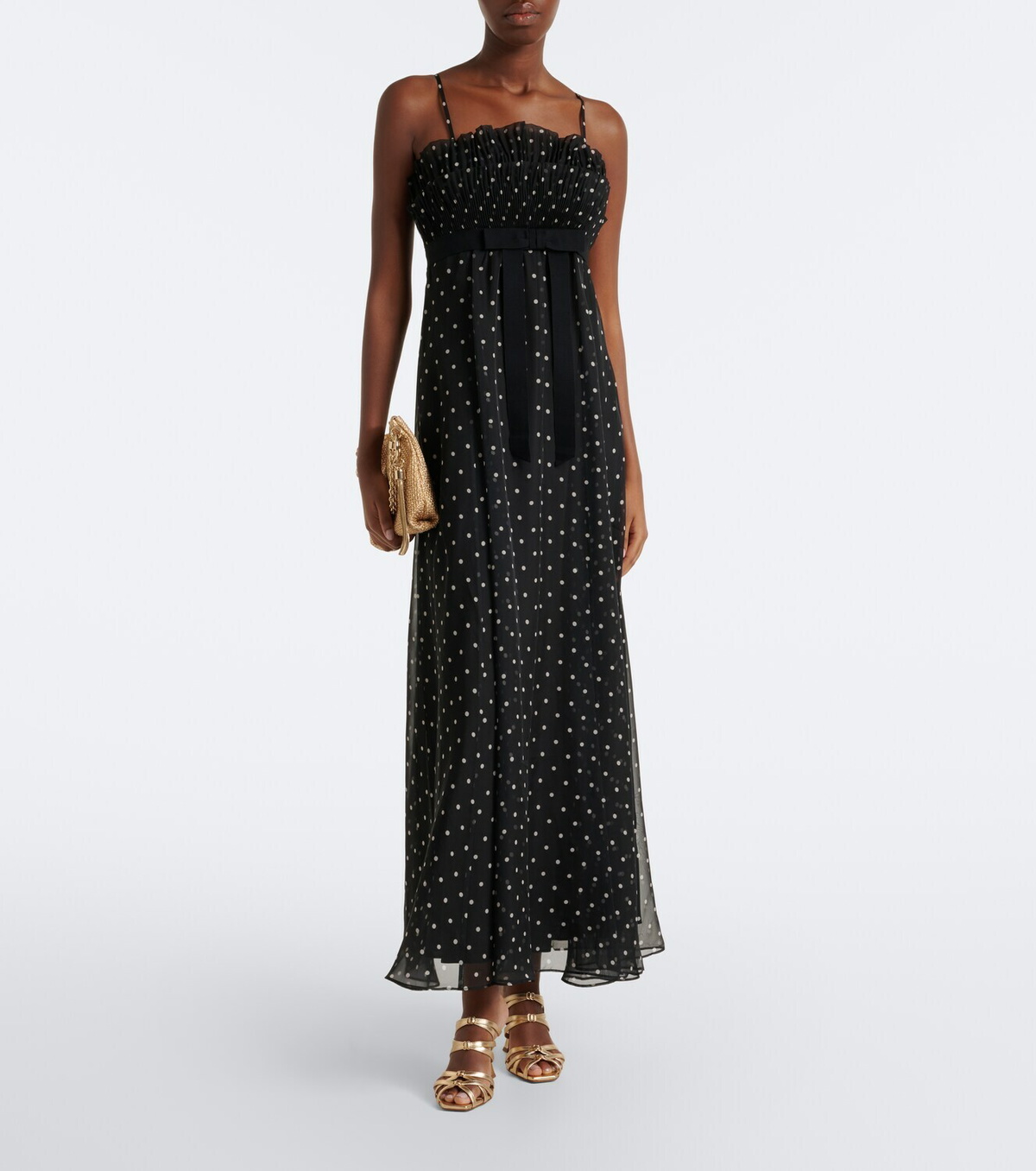 Zimmermann Polka-dot ruffled maxi dress