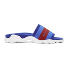 Stella McCartney Blue Logo Slides