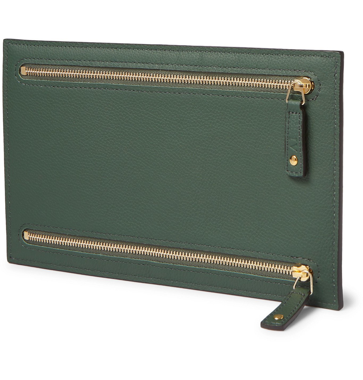 MONTROI - Full-Grain Leather Wallet - Green