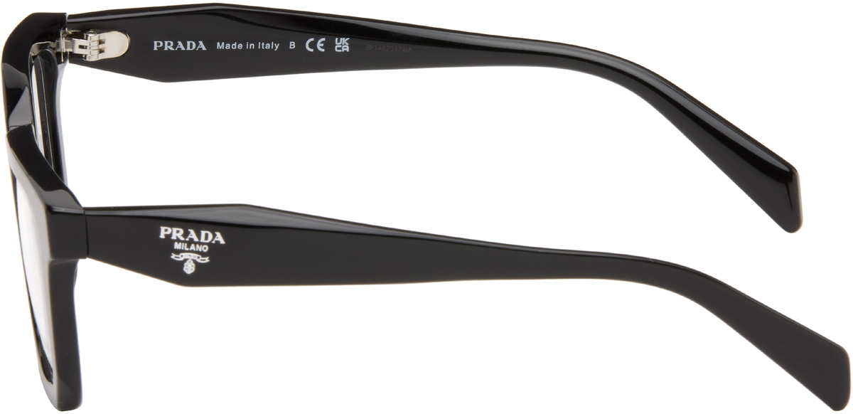 Prada Eyewear Black Square Glasses