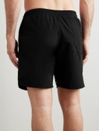 Rhude - Straight-Leg Logo-Print Nylon Drawstring Shorts - Black