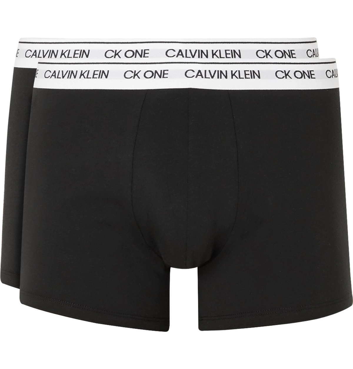 Calvin Klein Underwear Two Pack Stretch Cotton Boxer Briefs Black Calvin Klein Underwear