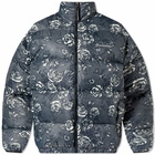 thisisneverthat Men's PERTEX® T Down Jacket in Flower Black