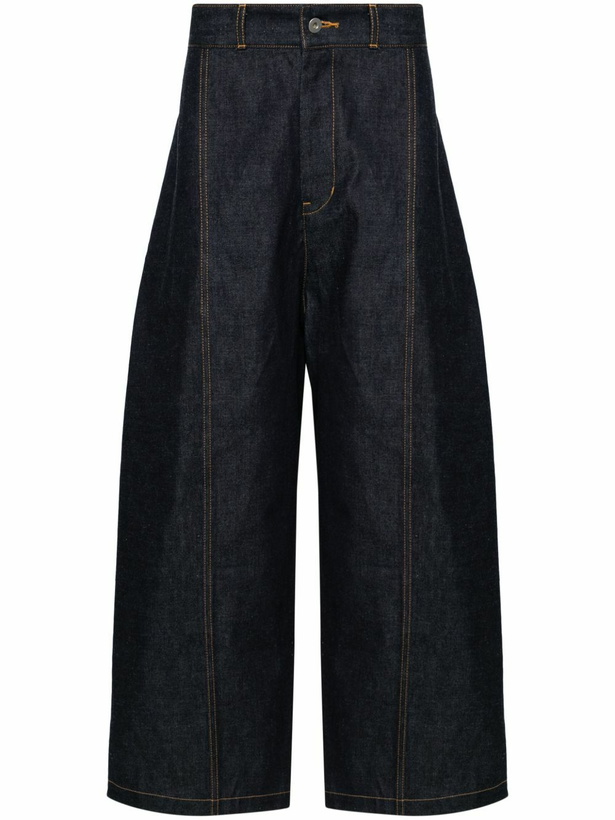 Photo: SAGE NATION Blue High-Rise Wide-Leg Jeans