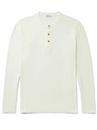 Peter Millar - Lava Wash Stretch-Pima Cotton-Jersey Henley T-Shirt - Neutrals