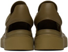 At.Kollektive Khaki Kostas Murkudis Edition Cutout Sneakers