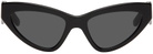 Dolce & Gabbana Black DG Crossed Sunglasses