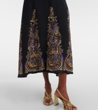 Etro Paisley midi dress