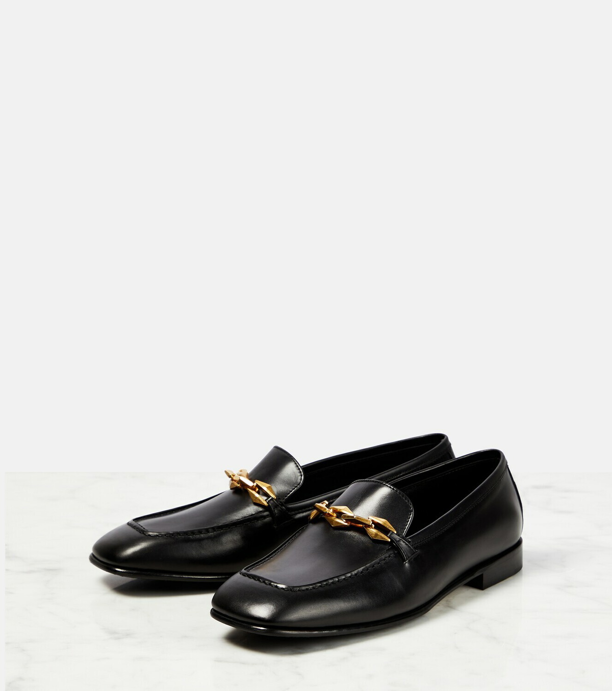 Jimmy Choo - Diamond Tilda leather loafers Jimmy Choo