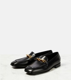 Jimmy Choo - Diamond Tilda leather loafers